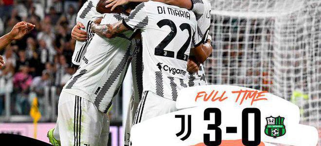 Angel Vlahovic anotó dos veces, Juventus 3-0 Sassuolo